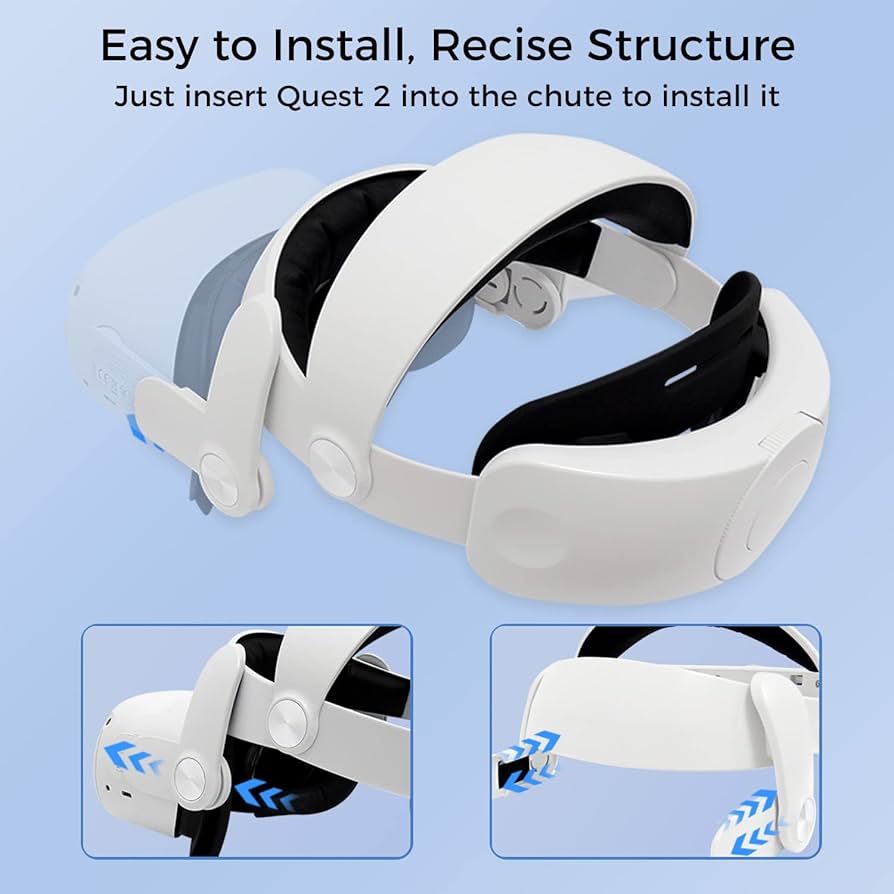   Quest2 128GB＋EliteStrap(未使用) Amazon.com: Meta Quest 2 Elite Strap with Battery for